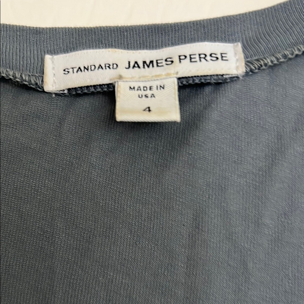James Perse Gray Ruched Bodycon Dress - Picture 2 of 3